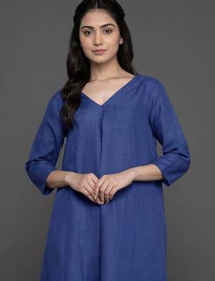 everyday workwear women regular kurta with trousers 7