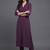everyday workwear women regular silk crepe kurta with trousers