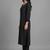 tailored women striped regular silk crepe kurta with trousers