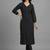 tailored women striped regular silk crepe kurta with trousers