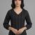 tailored women striped regular silk crepe kurta with trousers
