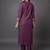 smart women ethnic motifs regular thread work kurta with trousers