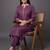 smart women ethnic motifs regular thread work kurta with trousers