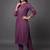 smart women ethnic motifs regular thread work kurta with trousers