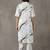 smart women printed regular kurta with trousers