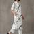 smart women printed regular kurta with trousers