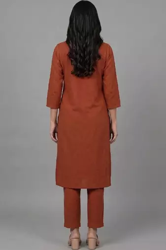 smart women ethnic motifs regular kurta with trousers & with dupatta