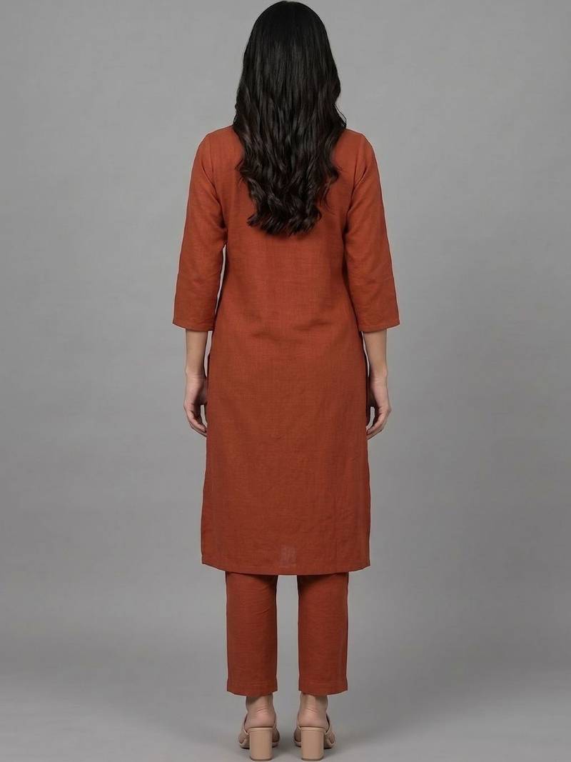 smart women ethnic motifs regular kurta with trousers & with dupatta