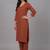 smart women ethnic motifs regular kurta with trousers & with dupatta