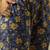 structured women floral printed regular cotton kurta with trousers