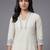 everyday workwear women ethnic motifs embroidered regular thread work kurta with trousers