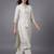 everyday workwear women ethnic motifs embroidered regular thread work kurta with trousers
