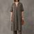 workwear women striped regular cotton kurta with trousers