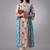 smart women floral printed angrakha kurta with trousers