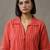 formal women printed regular cotton kurta with trousers