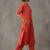 formal women printed regular cotton kurta with trousers