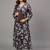 everyday workwear women floral printed regular kurta with trousers