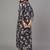 everyday workwear women floral printed regular kurta with trousers