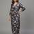 everyday workwear women floral printed regular kurta with trousers