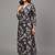everyday workwear women floral printed regular kurta with trousers