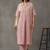 workwear women striped regular cotton kurta with trousers
