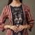 women ethnic motifs printed regular cotton kurta with trousers & with dupatta