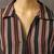 structured women striped regular cotton kurta with trousers