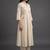 formal women striped pleated kurta with trousers