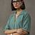 workwear women striped regular cotton kurta with trousers