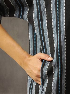 workwear women striped regular cotton kurta with palazzos 4