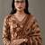 structured women floral printed regular thread work cotton kurta with trousers & with dupatta