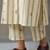 everyday workwear women striped regular cotton kurta with trousers