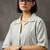 smart women striped regular cotton kurta with trousers