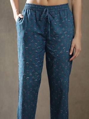 everyday workwear women ethnic motifs printed regular cotton kurta with trousers & with dupatta 7