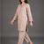 smart women ethnic motifs embroidered regular thread work kurta with trousers
