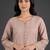 smart women ethnic motifs embroidered regular thread work kurta with trousers