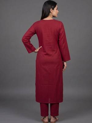 everyday workwear women regular kurta with trousers 3