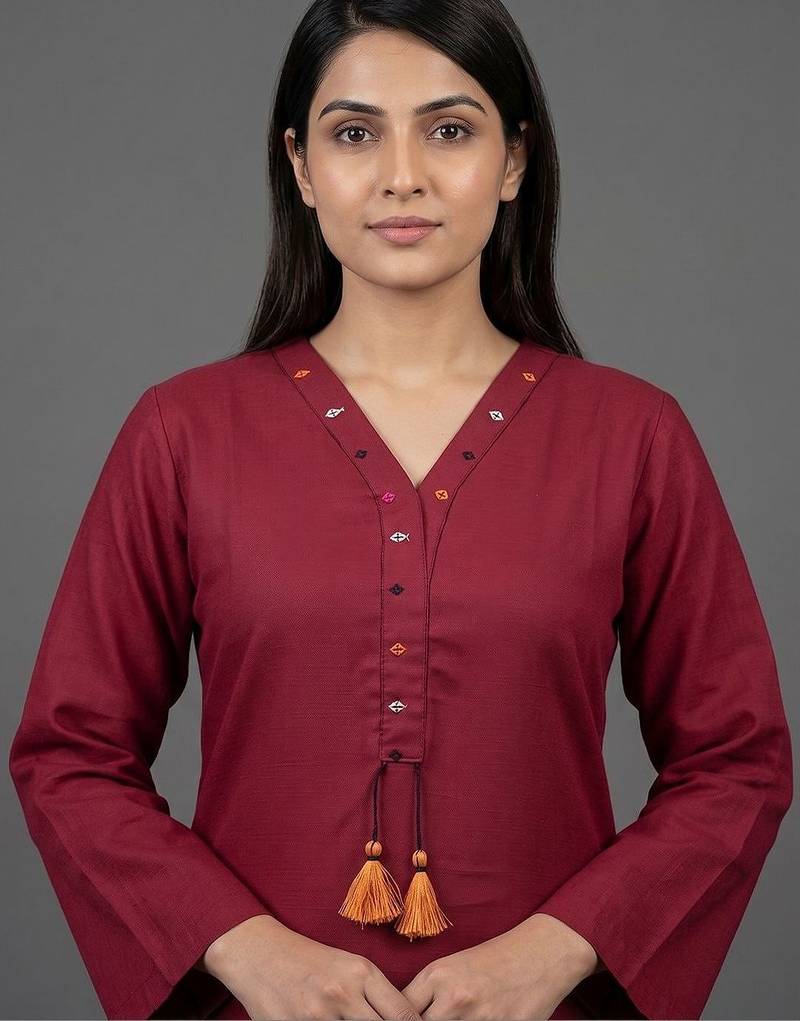 everyday workwear women regular kurta with trousers