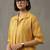 structured women printed regular cotton kurta with palazzos