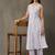 structured workwear women ethnic motifs printed regular cotton kurta with trousers