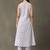 structured workwear women ethnic motifs printed regular cotton kurta with trousers