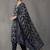 everyday workwear women ethnic motifs printed regular thread work cotton kurta with trousers & with dupatta