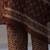 workwear women ethnic motifs printed regular thread work cotton kurta with trousers & with dupatta