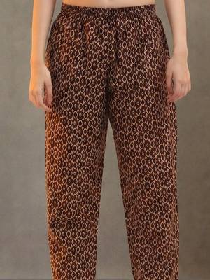 workwear women ethnic motifs printed regular thread work cotton kurta with trousers & with dupatta 7