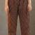 workwear women ethnic motifs printed regular thread work cotton kurta with trousers & with dupatta