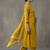 floral embroidered a-line cotton kurta & trousers sets