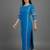 formal women ethnic motifs embroidered regular thread work kurta with trousers