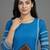formal women ethnic motifs embroidered regular thread work kurta with trousers