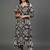 office-wear women printed regular kurta with trousers
