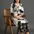 everyday classic women floral printed regular cotton kurta with palazzos